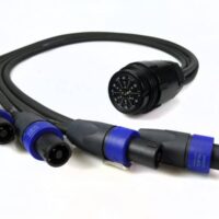 snake speaker stage box fan out