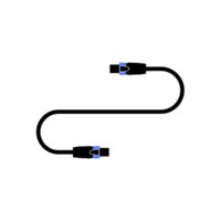 Cable terminado SpeakON 4V