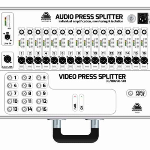 press splitter audio video