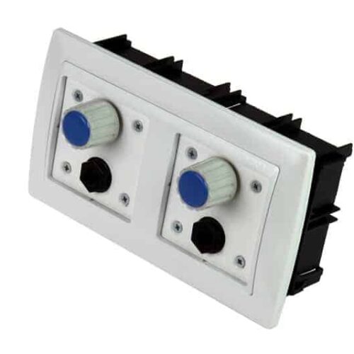 volume controller headphones 2 channel wall plate pt15169