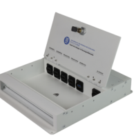 Caja av para superficie con conectores