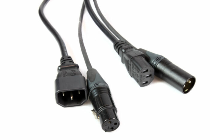 Cable terminado audio digital + Power IEC