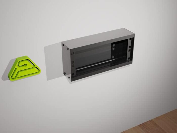caja superficie aluminio estandar