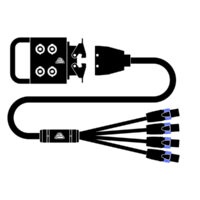 Snake Speaker Stage box a Multipin y Latigador PT25770