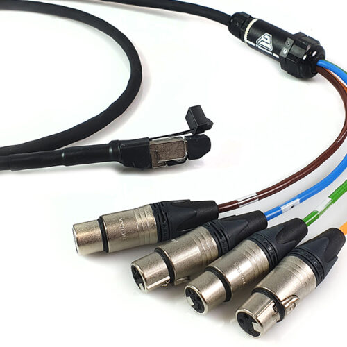 xlrf rj45 cable adaptor