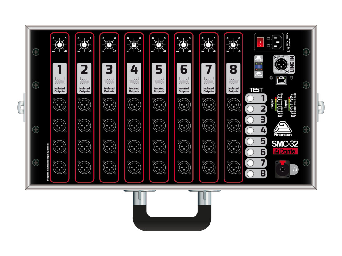 splitter prensa dante 24ch ptrs0841