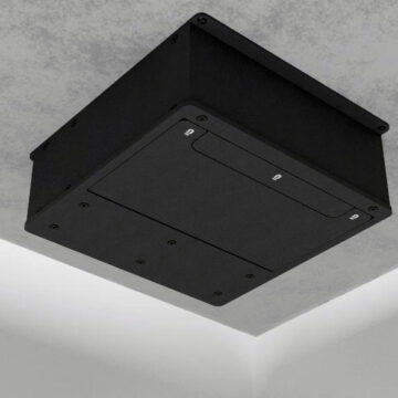 Caja de conexiones de techo cerrada, vista desde abajo &ndash; P&iacute;nanson CUBOID T
